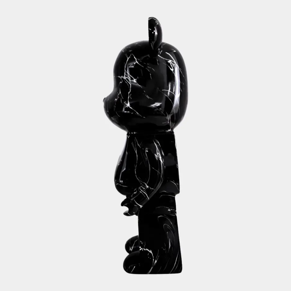 Statues & Sculptures Table Top|Floor Standing^Aero Bear 50cm Black Resin Indoor Sculpture