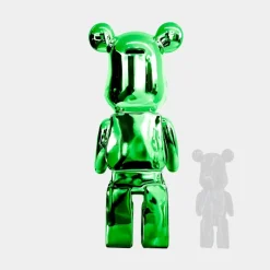 Statues & Sculptures Floor Standing|Animals^Aero Bear 135cm Green Resin Indoor Sculpture