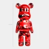 Statues & Sculptures Table Top|Floor Standing^Aero Bear 50cm Red Resin Indoor Sculpture