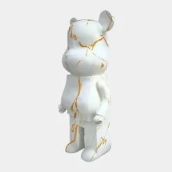 Statues & Sculptures Table Top|Floor Standing^Aero Bear 50cm White Resin Indoor Sculpture