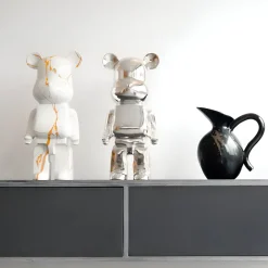 Statues & Sculptures Table Top|Floor Standing^Aero Bear 50cm White Resin Indoor Sculpture