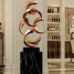 Statues & Sculptures Table Top|Floor Standing^Aero Stream 74cm Bronze Metal Indoor Sculpture v2