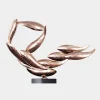 Statues & Sculptures Table Top|Abstract^Aero Stream 50cm Copper Metal Indoor Sculpture
