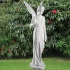 Statues & Sculptures Angel^Angel 183cm Marble Resin Garden Statue
