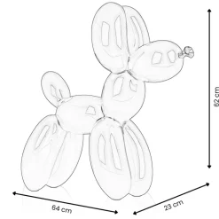 Statues & Sculptures Floor Standing|Balloon Dogs^Balloon Dog 62cm Black Resin Indoor Sculpture