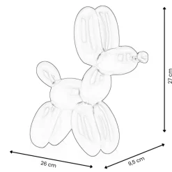 Statues & Sculptures Table Top|Balloon Dogs^Balloon Dog 27cm Blue Resin Indoor Sculpture