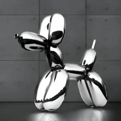 Statues & Sculptures Floor Standing|Balloon Dogs^Balloon Dog 130cm Chrome Metal Garden Sculpture