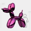 Statues & Sculptures Giant|Floor Standing^Balloon Dog 240cm Purple Fibreglass Indoor Sculpture