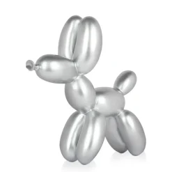 Statues & Sculptures Table Top|Balloon Dogs^Balloon Dog 27cm Silver Resin Indoor Sculpture