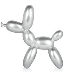 Statues & Sculptures Table Top|Balloon Dogs^Balloon Dog 27cm Silver Resin Indoor Sculpture