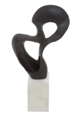 Statues & Sculptures Table Top|Abstract^Black Mirage 52cm Metal Indoor Sculpture