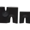 Statues & Sculptures Table Top|Abstract^Block Symphony 18cm Black Resin Indoor Sculptures