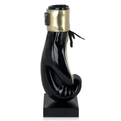 Statues & Sculptures Table Top|Contemporary^Boxing Hero 37cm Black Resin Indoor Sculpture