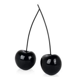 Statues & Sculptures Table Top|Contemporary^Cherry Fusion 43cm Black Resin Indoor Sculpture