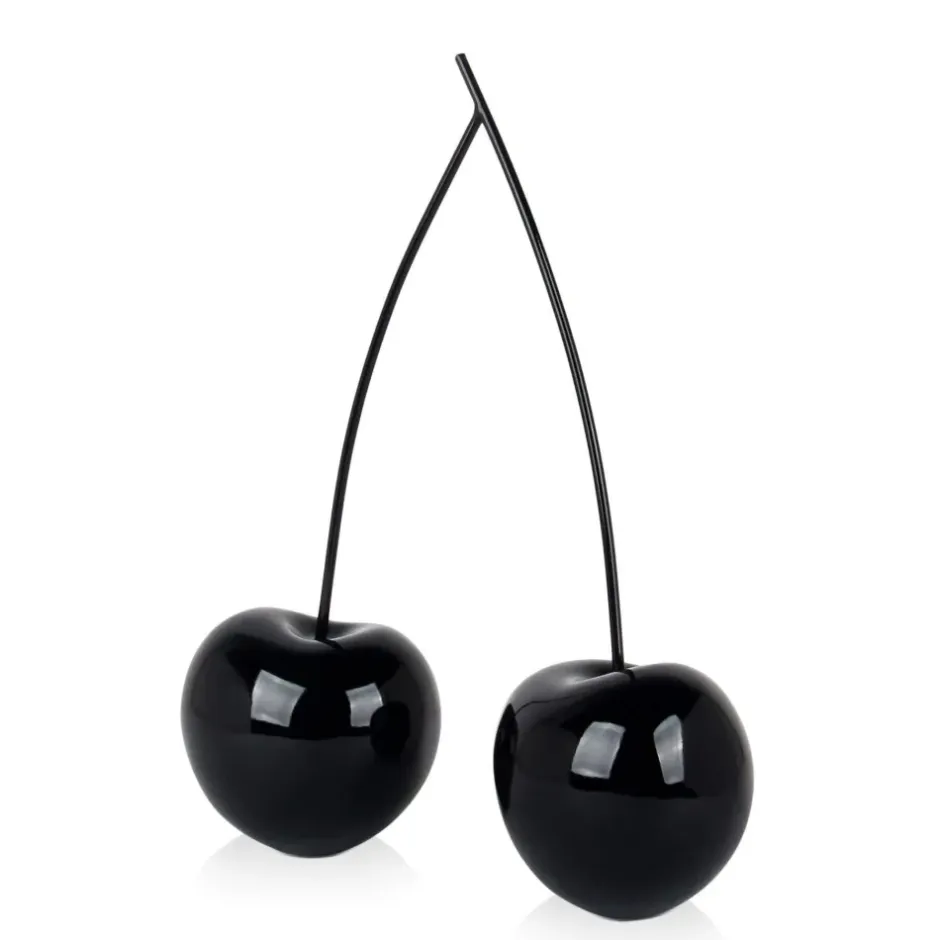 Statues & Sculptures Table Top|Contemporary^Cherry Fusion 43cm Black Resin Indoor Sculpture