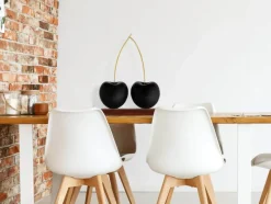 Statues & Sculptures Table Top|Contemporary^Cherry Fusion 55cm Black Resin Indoor Sculpture
