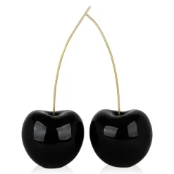 Statues & Sculptures Table Top|Contemporary^Cherry Fusion 55cm Black Resin Indoor Sculpture