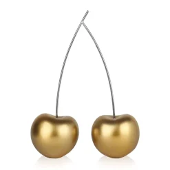 Statues & Sculptures Table Top|Contemporary^Cherry Fusion 43cm Gold Resin Indoor Sculpture