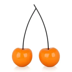 Statues & Sculptures Table Top|Floor Standing^Cherry Fusion 43cm Orange Resin Indoor Sculpture