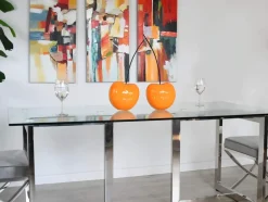 Statues & Sculptures Table Top|Floor Standing^Cherry Fusion 55cm Orange Resin Indoor Sculpture