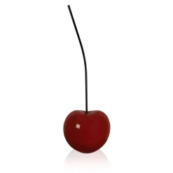 Statues & Sculptures Table Top|Contemporary^Cherry Pop 44cm Red Resin Indoor Sculpture