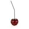 Statues & Sculptures Table Top|Contemporary^Cherry Pop 44cm Red Stud Resin Indoor Sculpture