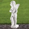 Statues & Sculptures Cherub^Cherub 44cm Marble Resin Garden Statue