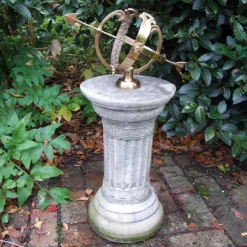 Statues & Sculptures Armillary Sundials^Classical Armillary Stone Garden Sundial