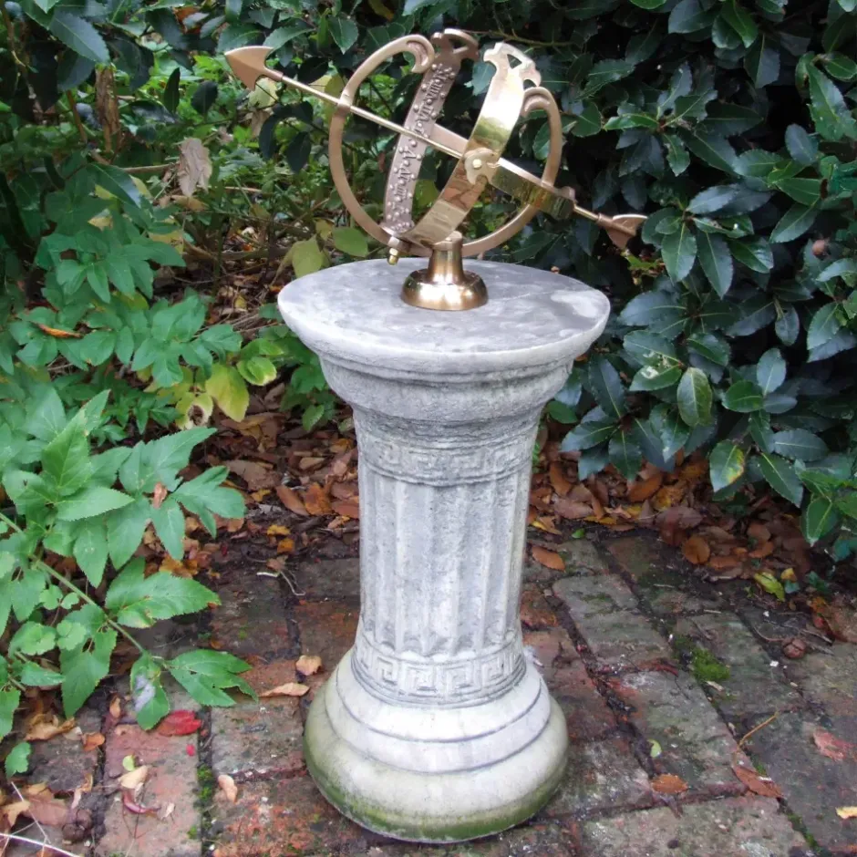 Statues & Sculptures Armillary Sundials^Classical Armillary Stone Garden Sundial