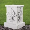 Statues & Sculptures Plinths & Pedestals^Classic 33cm Marble Resin Garden Pedestal