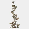 Statues & Sculptures Giant|Floor Standing^Cosmic Bubbles 226cm Silver Metal Garden Sculpture