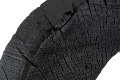 Statues & Sculptures Table Top|Abstract^Cosmic Loop 43cm Black Wood Indoor Sculpture