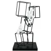 Statues & Sculptures Table Top|Contemporary^Creative Thinker 47cm Metal Indoor Sculpture