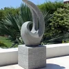 Statues & Sculptures Contemporary^Curvation Modern Art Stone Statue - Large Garden Sculpture
