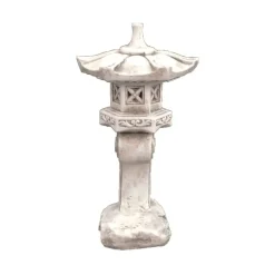 Statues & Sculptures Pagodas^Curved Japanese Pagoda Antique Stone Garden Ornament