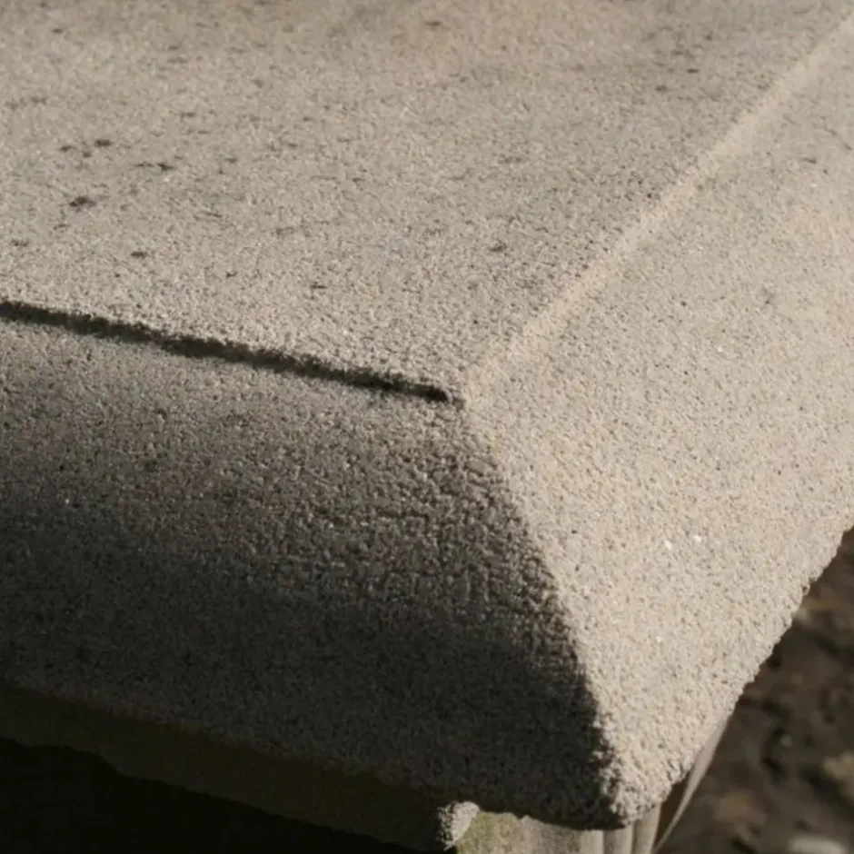 Statues & Sculptures Stone Benches^Curved Plain Double Stone Garden Bench