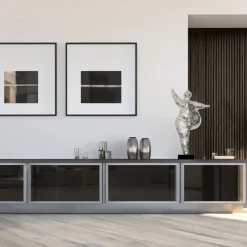 Statues & Sculptures Figurative|Table Top^Dancing Soul 95cm Silver Metal Indoor Sculpture