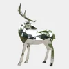 Statues & Sculptures Wildlife|Stags & Deers^Deer 158cm Geometric Metal Garden Sculpture