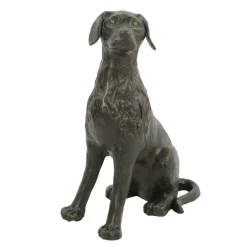 Statues & Sculptures Dogs^Duke the Dog Bronze Metal Garden Ornament