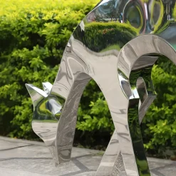 Statues & Sculptures Wildlife|Stags & Deers^Dynamic Deer 156cm Metal Garden Sculpture