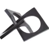 Statues & Sculptures Table Top|Abstract^Dynamic Horizons 13cm Black Metal Indoor Sculpture