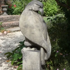Statues & Sculptures Eagles|Modern^Eagle on Athenian Pedestal Modern Stone Garden Statue