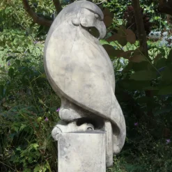 Statues & Sculptures Eagles|Modern^Eagle on Modena Pedestal Modern Stone Garden Statue