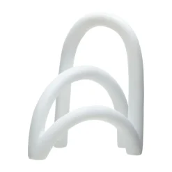 Statues & Sculptures Table Top|Abstract^Eternal Arches 22cm White Resin Indoor Sculpture