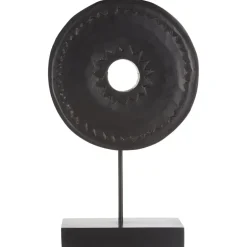 Statues & Sculptures Table Top|Abstract^Eternal Loop 44cm Black Wood Indoor Sculpture