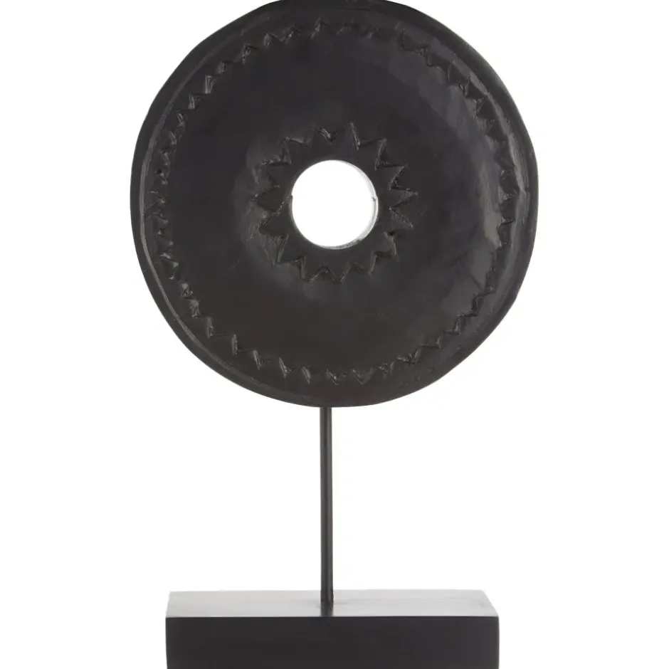Statues & Sculptures Table Top|Abstract^Eternal Loop 44cm Black Wood Indoor Sculpture