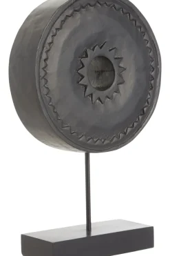 Statues & Sculptures Table Top|Abstract^Eternal Loop 44cm Black Wood Indoor Sculpture