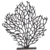 Statues & Sculptures Table Top|Contemporary^Euphoric Coral 53cm Black Metal Indoor Sculpture
