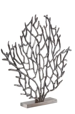 Statues & Sculptures Table Top|Contemporary^Euphoric Coral 43cm Black Metal Indoor Sculpture