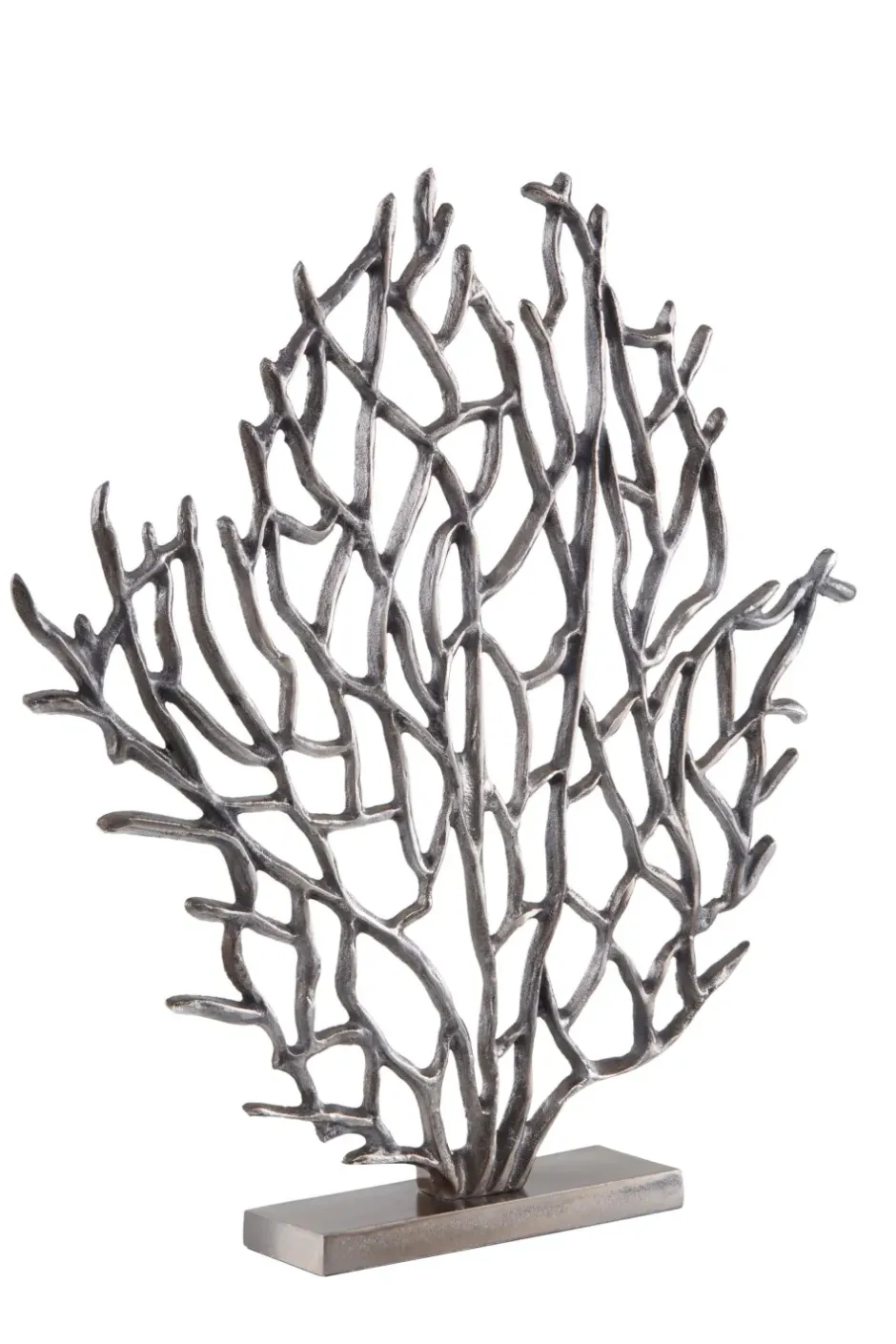 Statues & Sculptures Table Top|Contemporary^Euphoric Coral 43cm Black Metal Indoor Sculpture